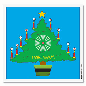 Glücksscheibe Tannenbaum