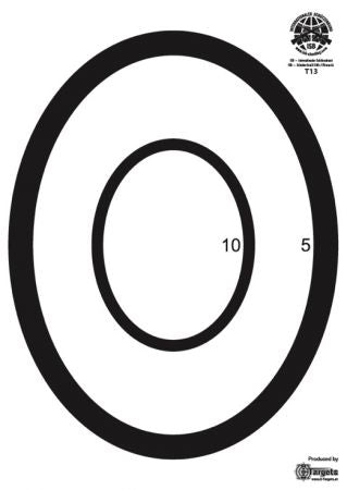 T13 ISB Zielscheibe Oval - MantisX.at